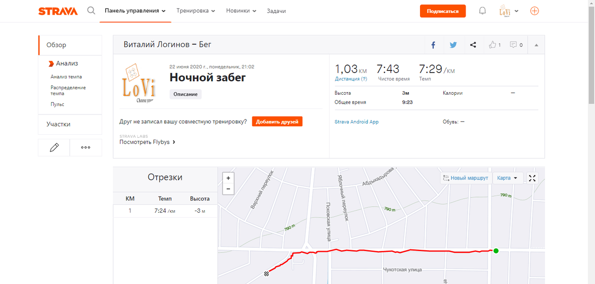 Важно хоть раз преодолеть свой первый километр.
