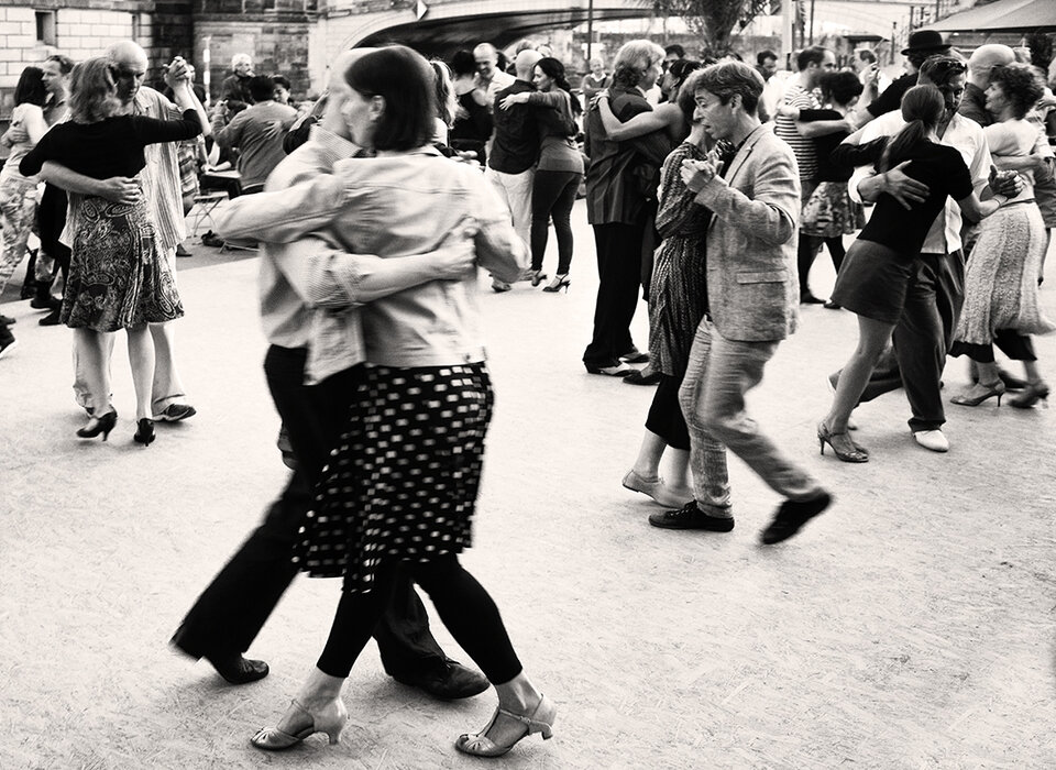 На танцевальной площадке 60-х