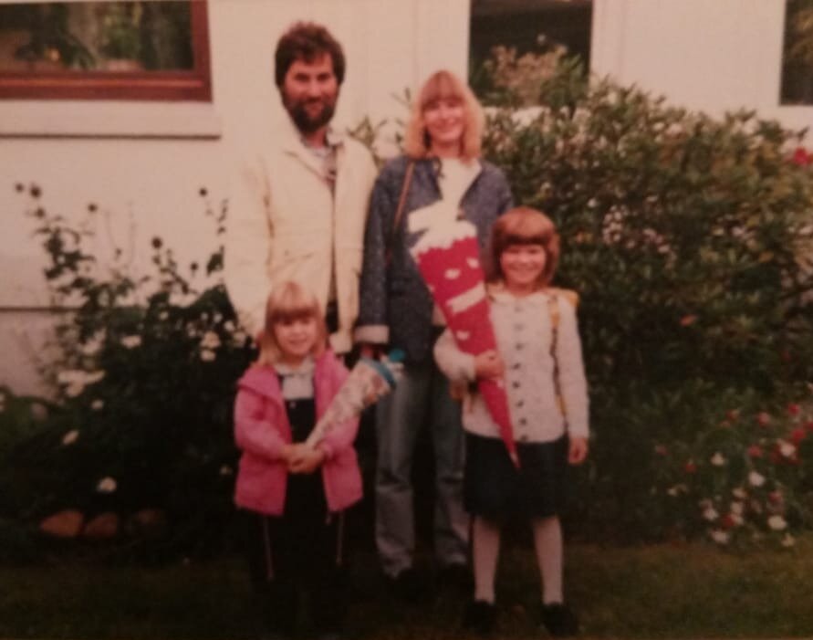 Мои знакомые в Гамбурге, август 1987 г.