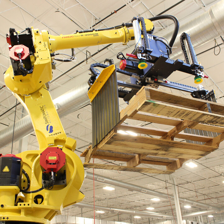 Robotic palletizer