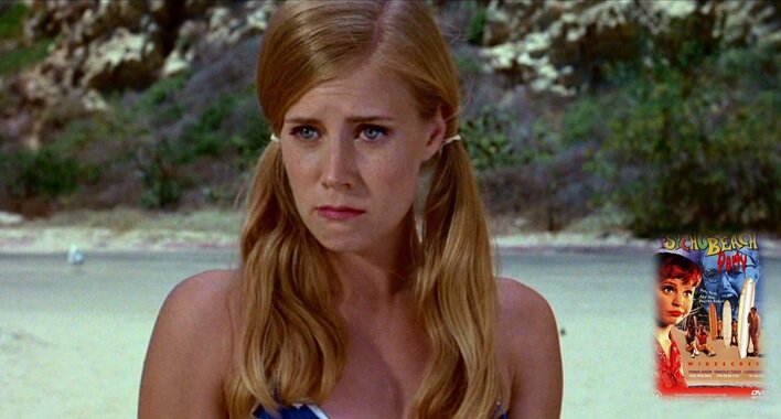 Постер и кадр фильма "Пляжный психоз"