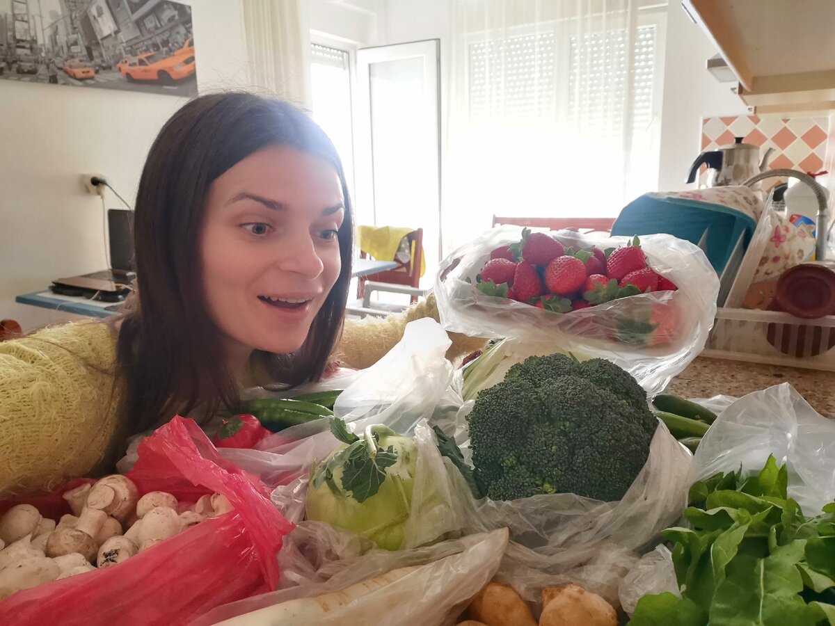 Люблю разбирать "тележку" после базара)