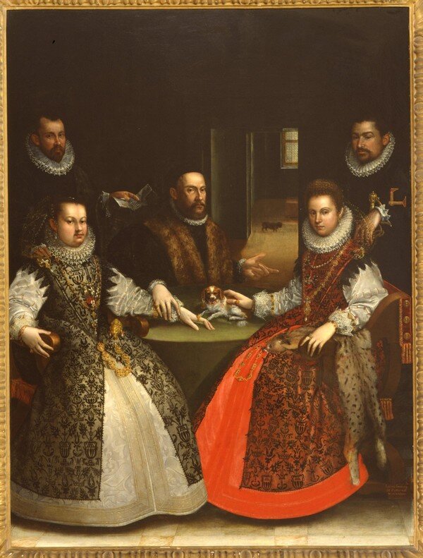 Лавиния Фонтана. Портрет семьи Гоццардини. 1583. / Lavinia Fontana, "Famiglia Gozzadini", 1583. Pinacoteca Nazionale (Bologna). 