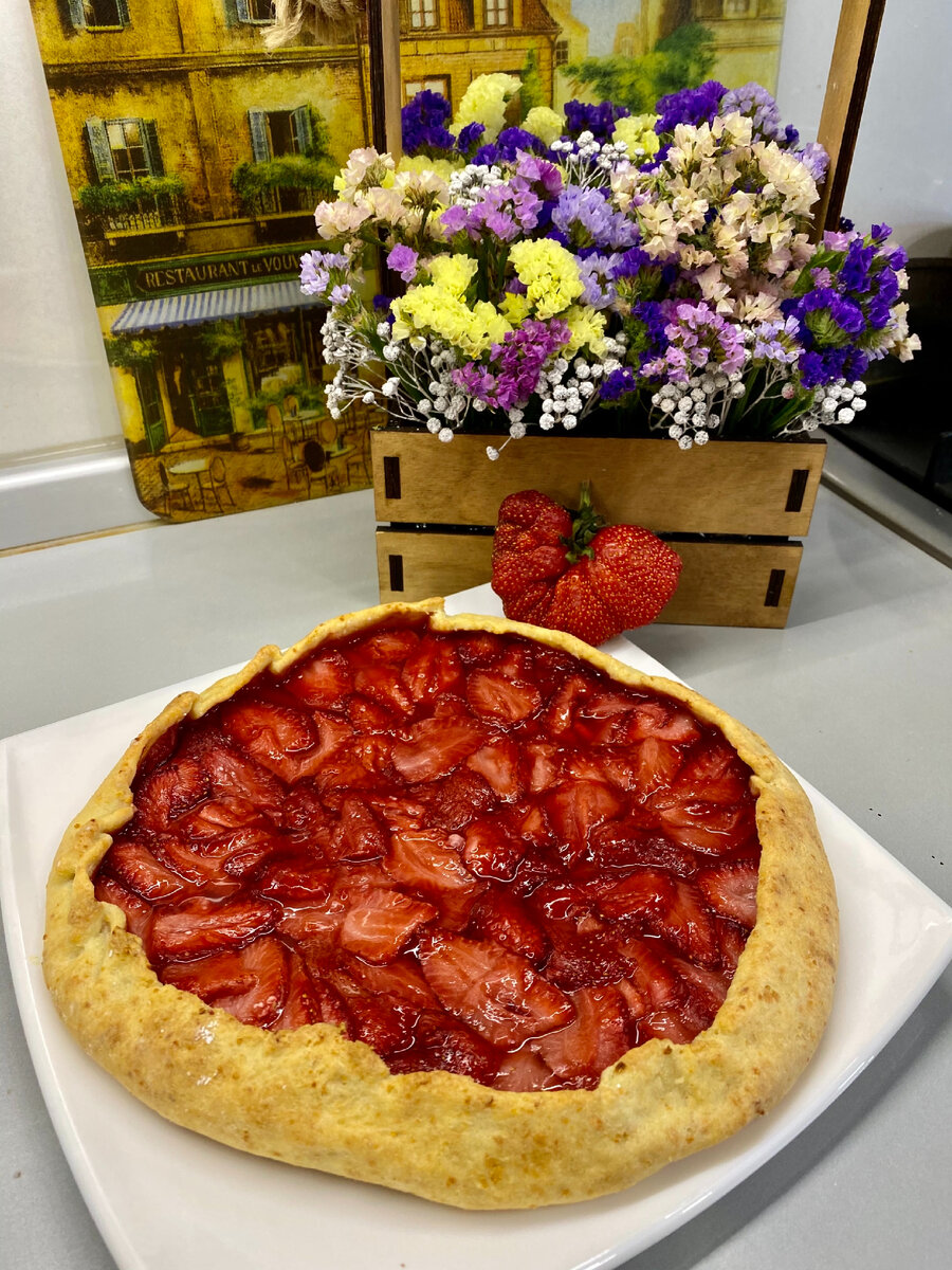 Клубничная галета 