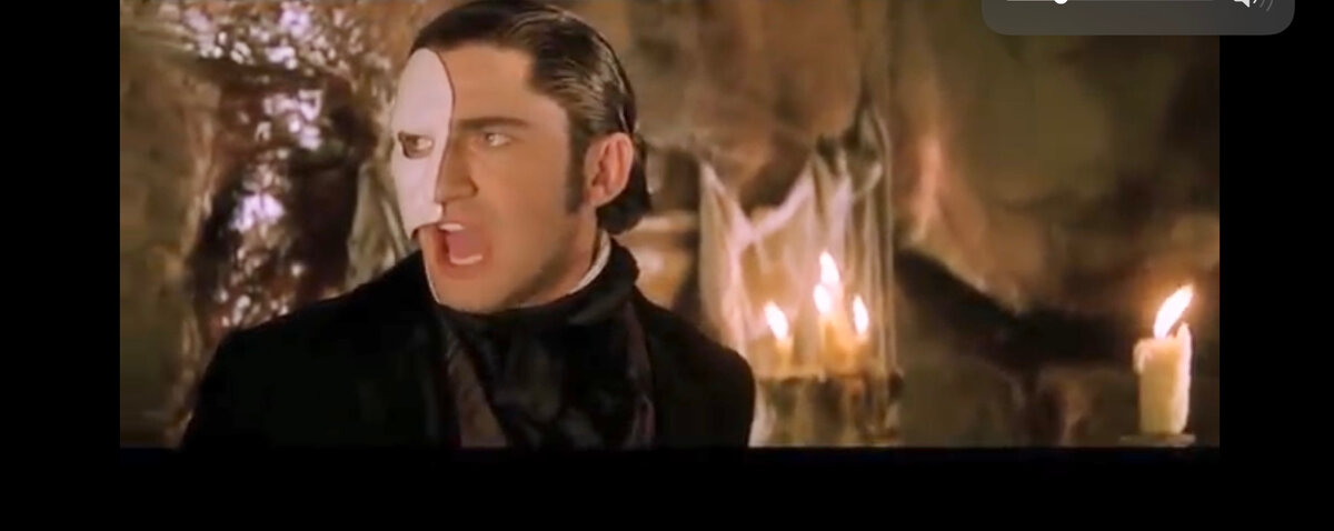 Джерард Батлер в роли Эрика (Призрака)