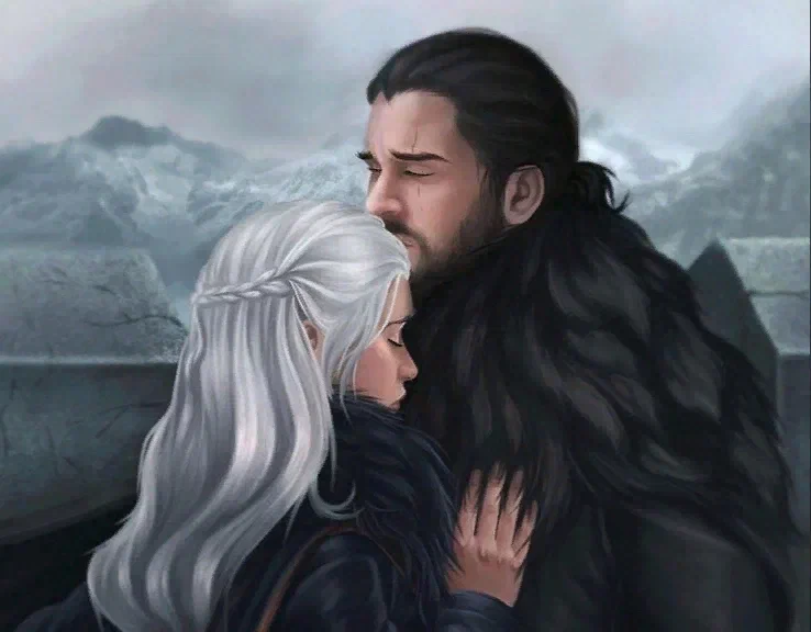 Обложка к фанфику "Второй шанс" по фэндому "Игра Престолов". Арт скачан из интернета.