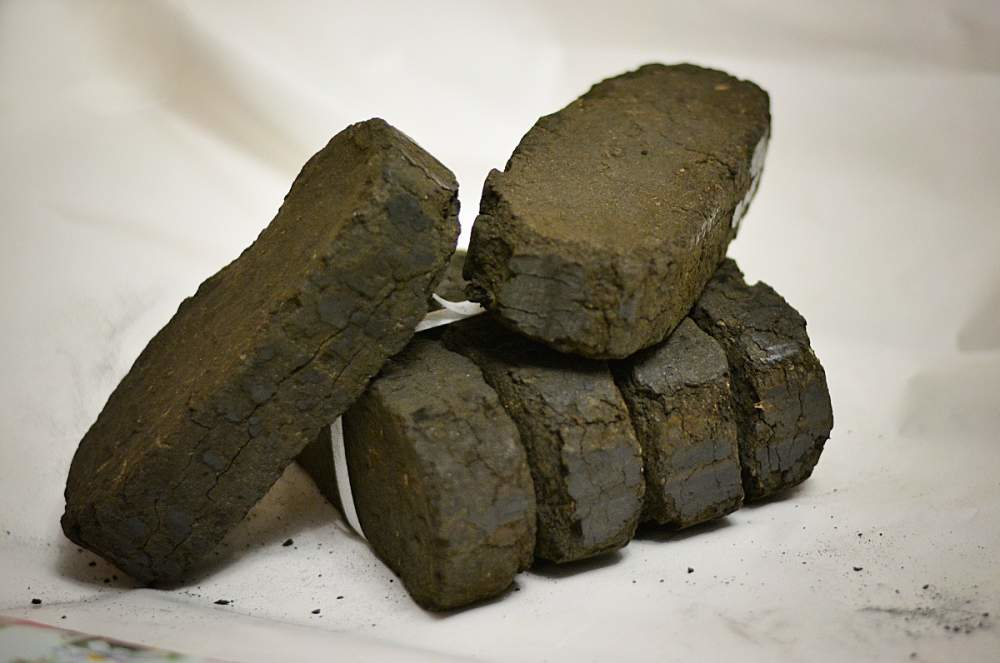 Куски Торфяного угля