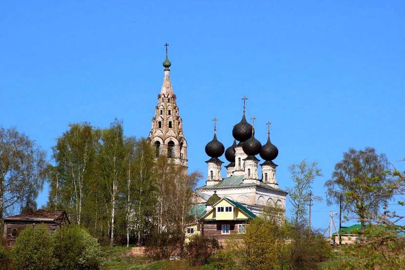 Церковь Воскресения Христова в дер. Сусанино (в 1871 году - Молвитино). Современный вид.