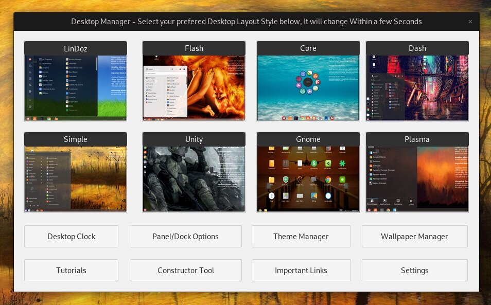 Тот самый Desktop Manager.