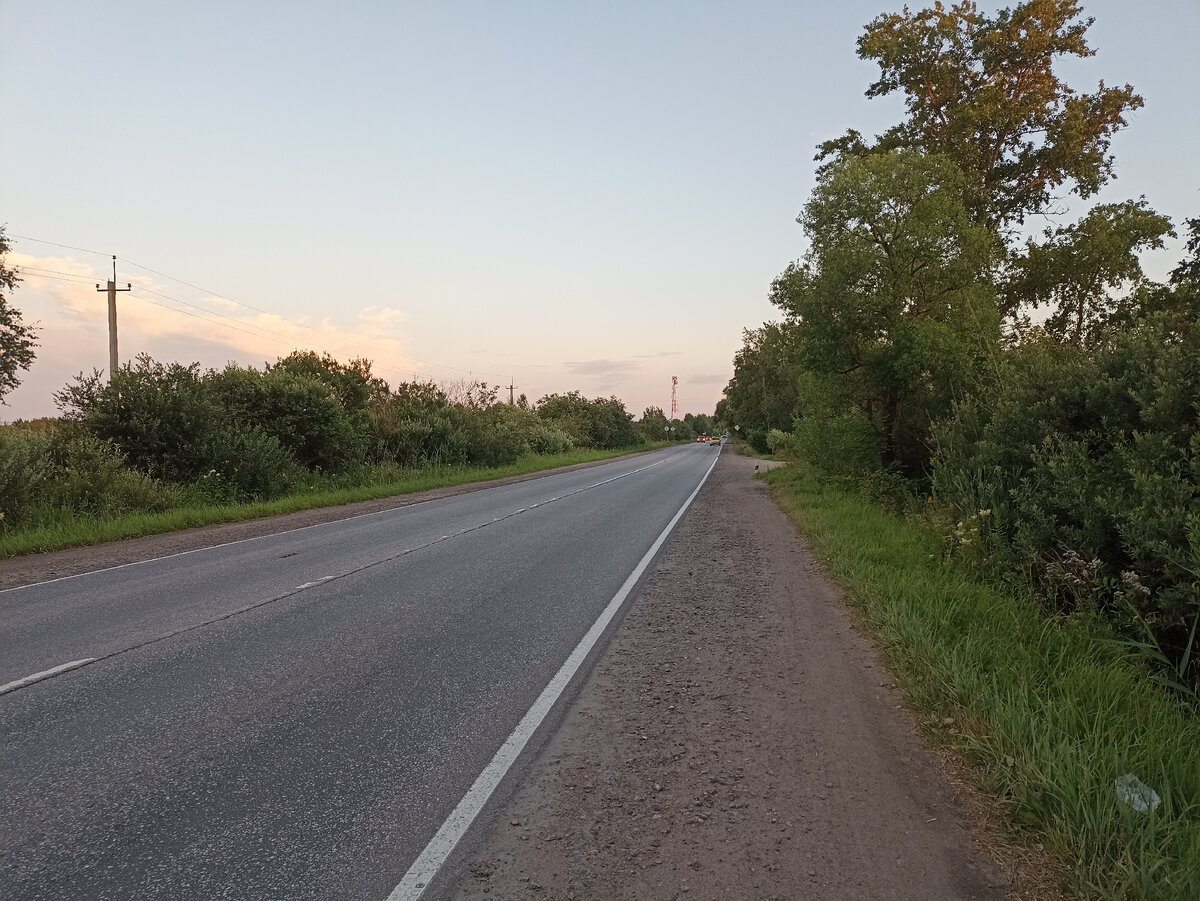 Фото "Лайнера" нет, но есть фото дороги по которому данный корабль доставил меня к пункту назначения!