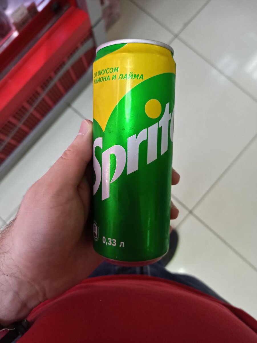 Банка Sprite из России