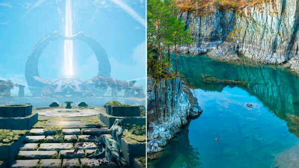 Альвхейм — остров Патмос, Республика Алтай. Фото © playstation.com, © Shutterstock