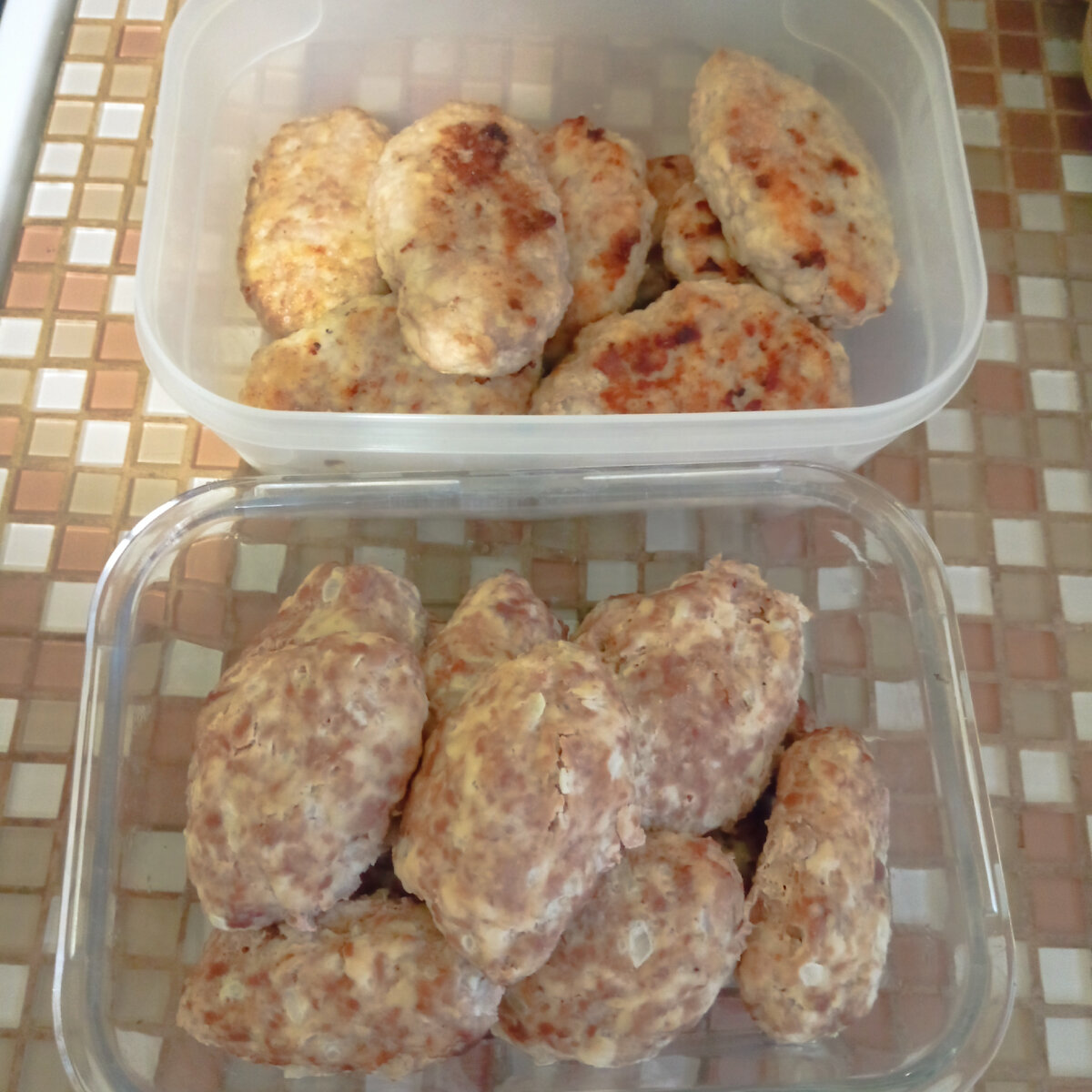 Часть пожарила, часть на пару приготовила