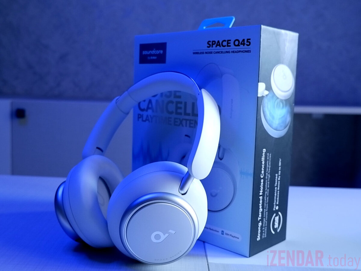 Anker SOUNDCORE Space q45. SOUNDCORE by Anker Space q45 - белые. Anker SOUNDCORE Space q45 на голове. SOUNDCORE Space q50.