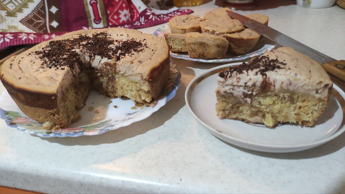 Пирог из йогурта без муки
