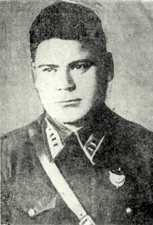 Командир звена 131 иап старший лейтенант Д.И. Сигов.