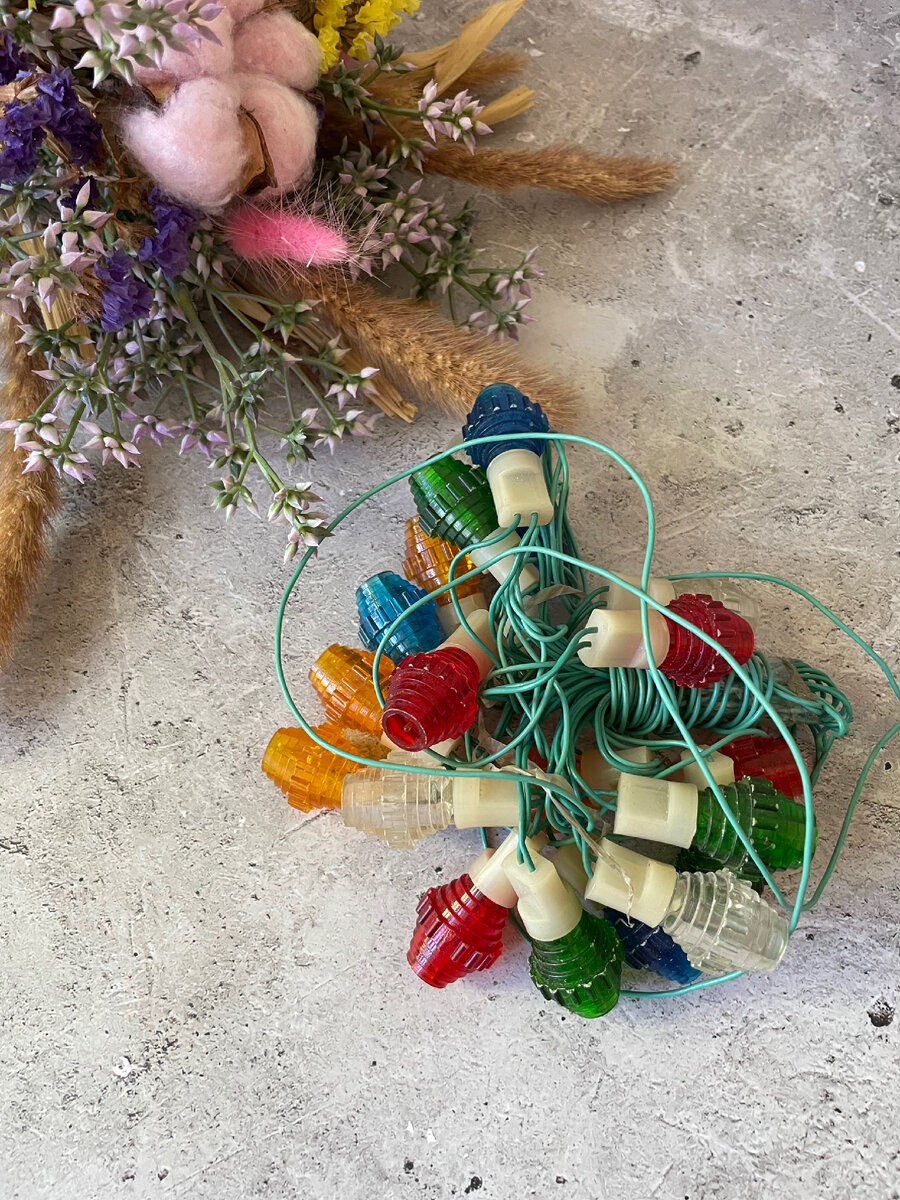 Елочная гирлянда СССР