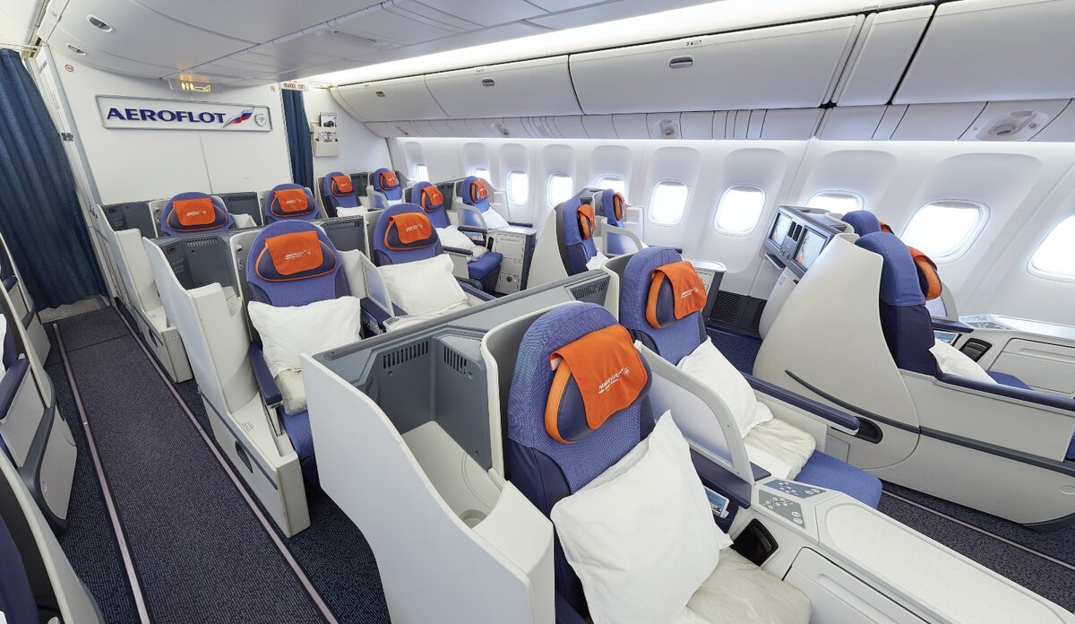 Бизнес-класс в Boeing 777-300ER «Аэрофлота» 