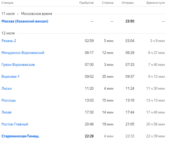 Расписание москва кисловодск 4