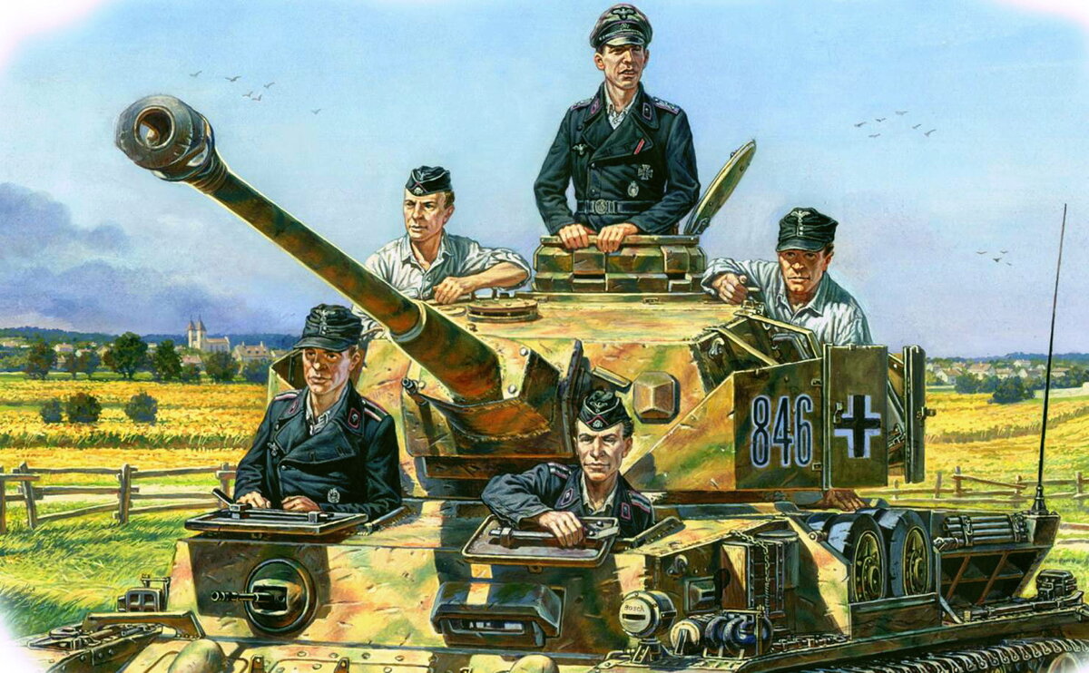 Танковый экипаж танковой дивизии Германии