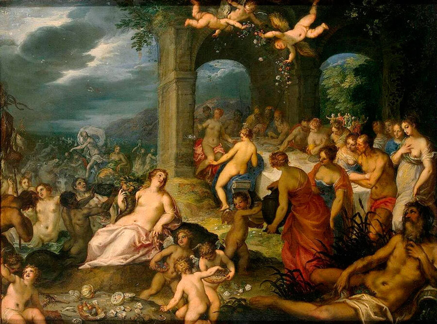 Ганс Роттенхамер. Свадьба Пелея и Фетиды, ок. 1600