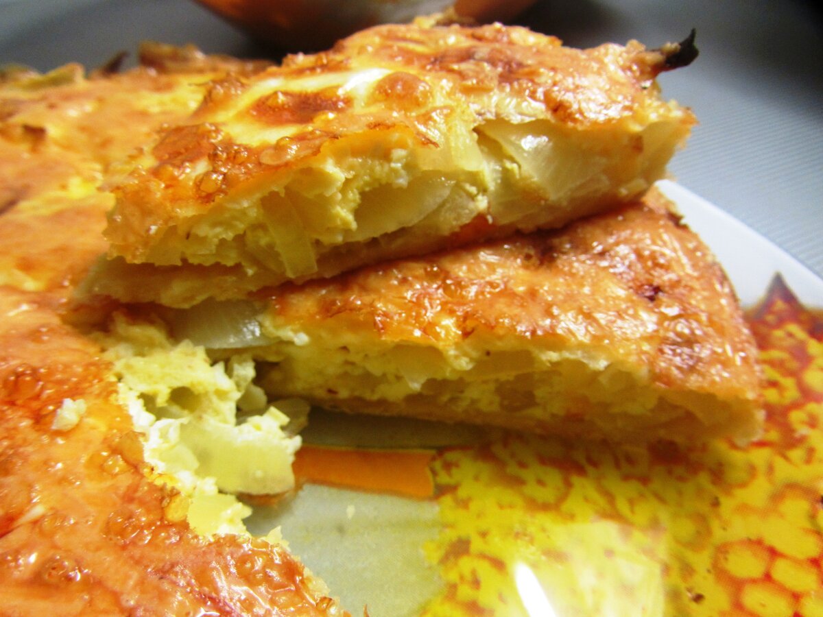 вкусный и быстрый луковый пирог