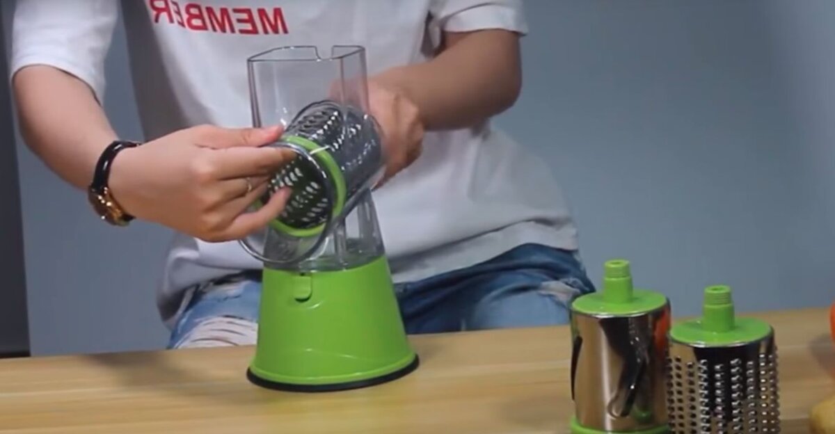 Вставляем в тёрку новый барабан