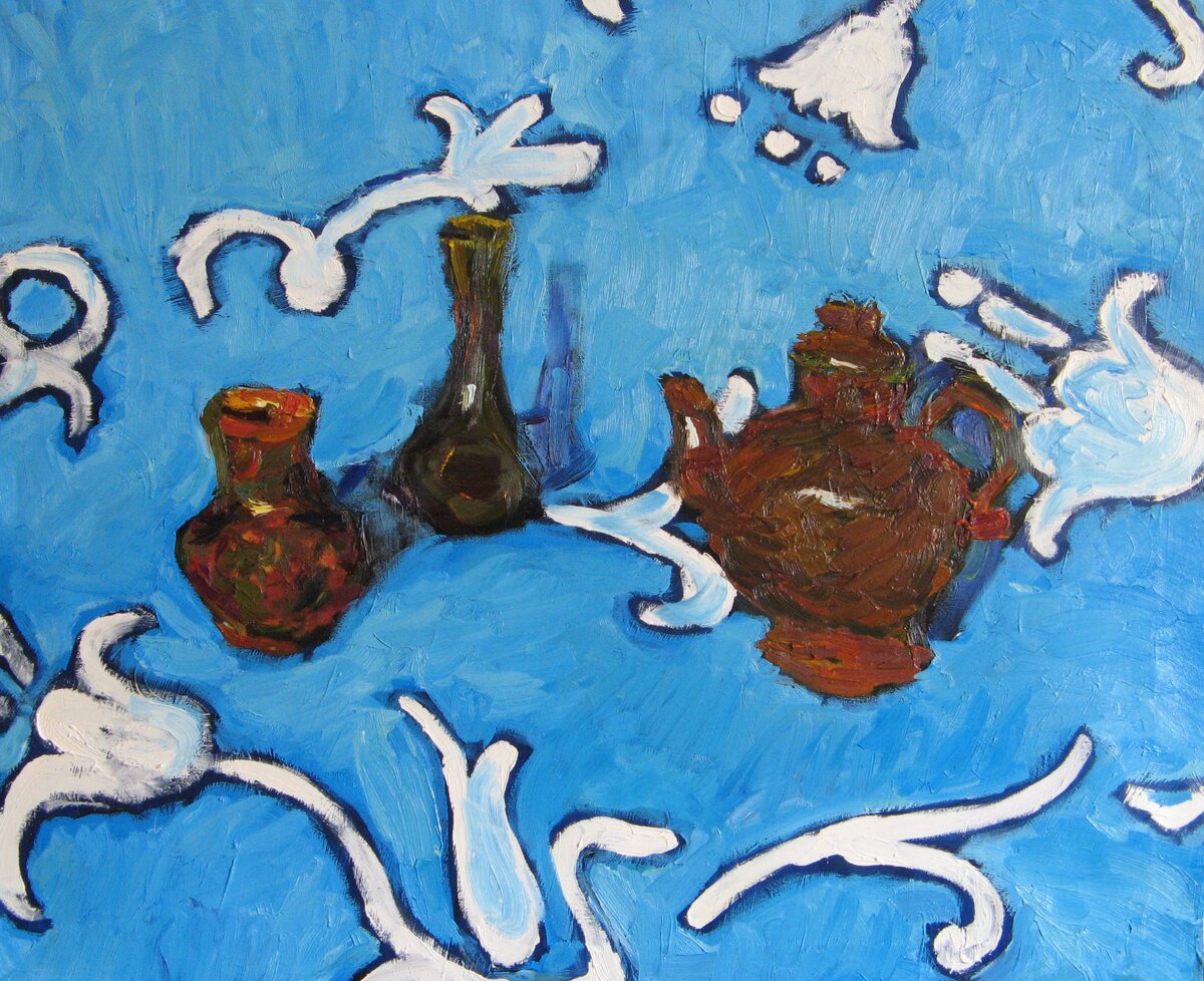 Голубой орнамент. 2009 г. 