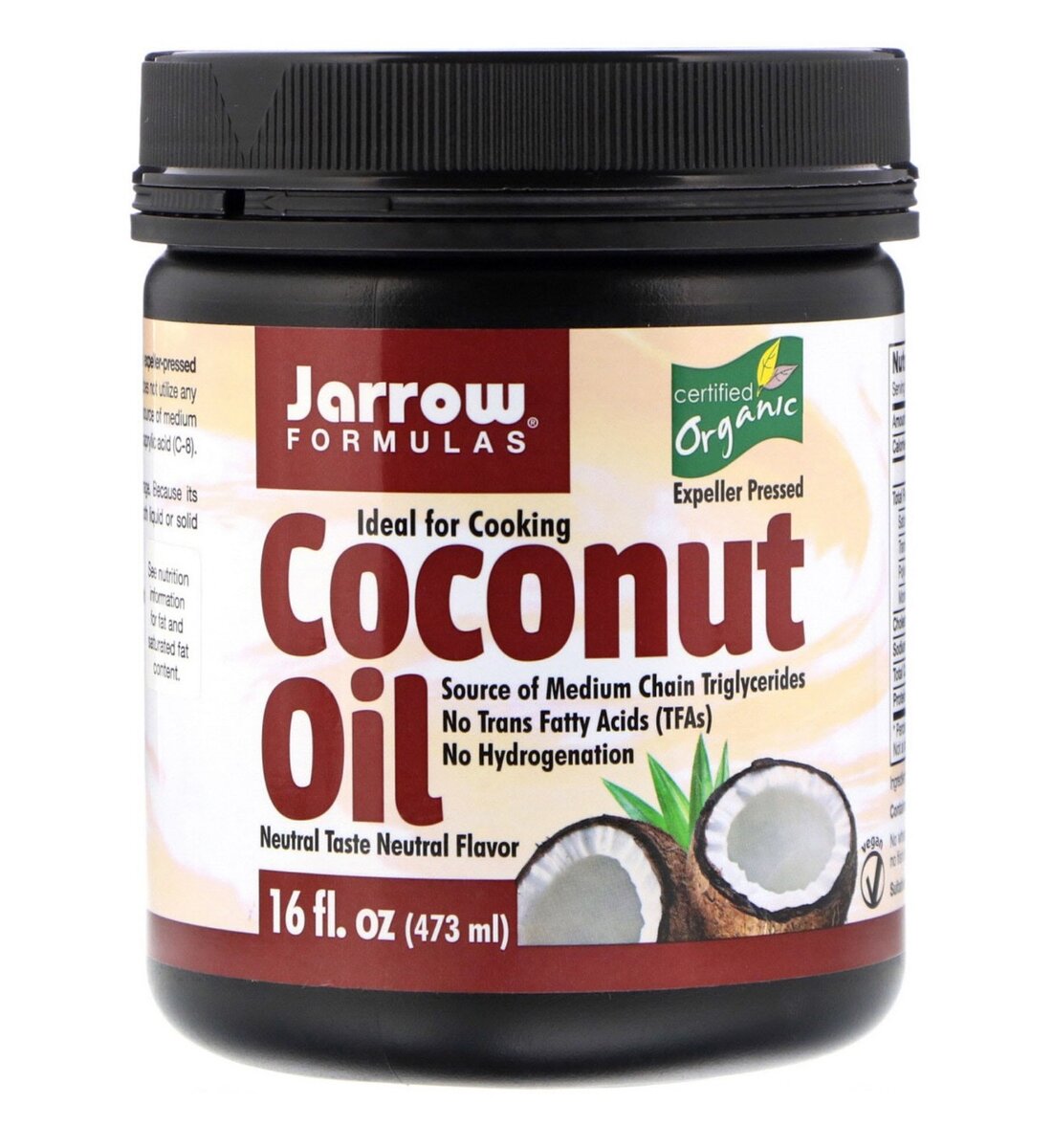 Jarrow Formulas, Органическое кокосовое масло фото: iHerb.com