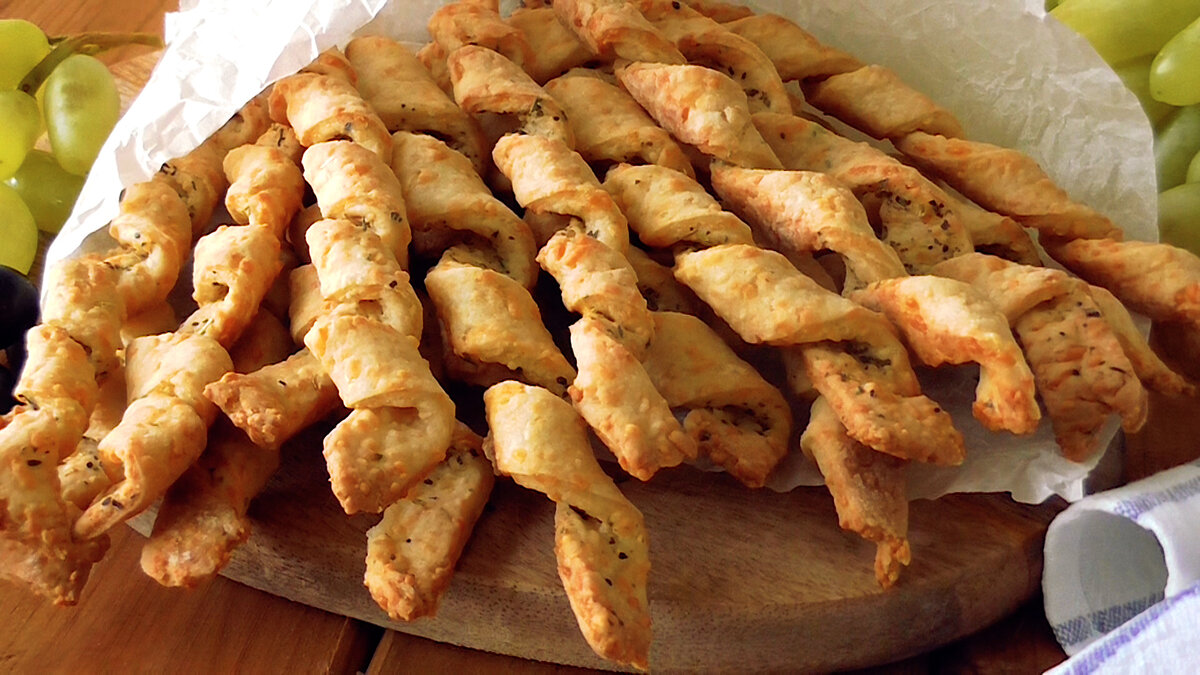Сырные палочки гриссини