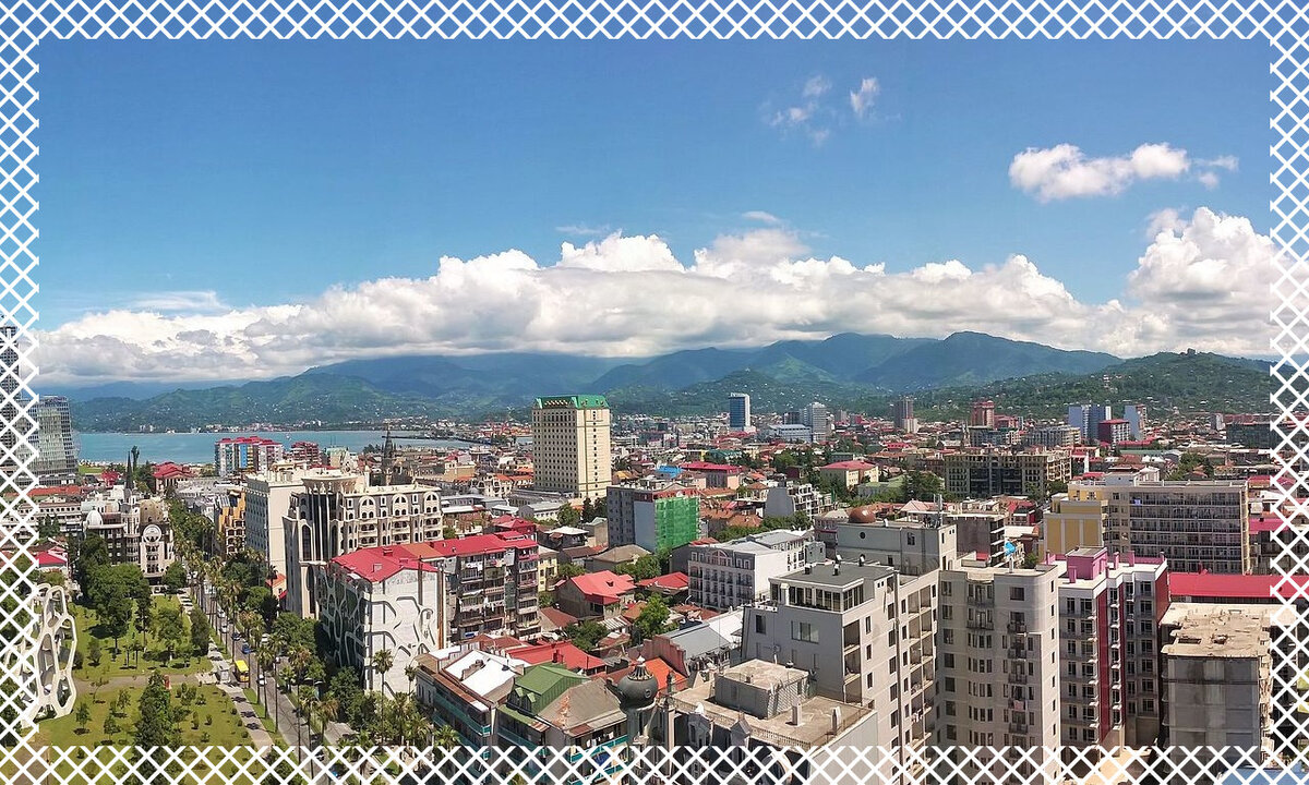 ГРУЗИЯ.  г.Батуми с высоты