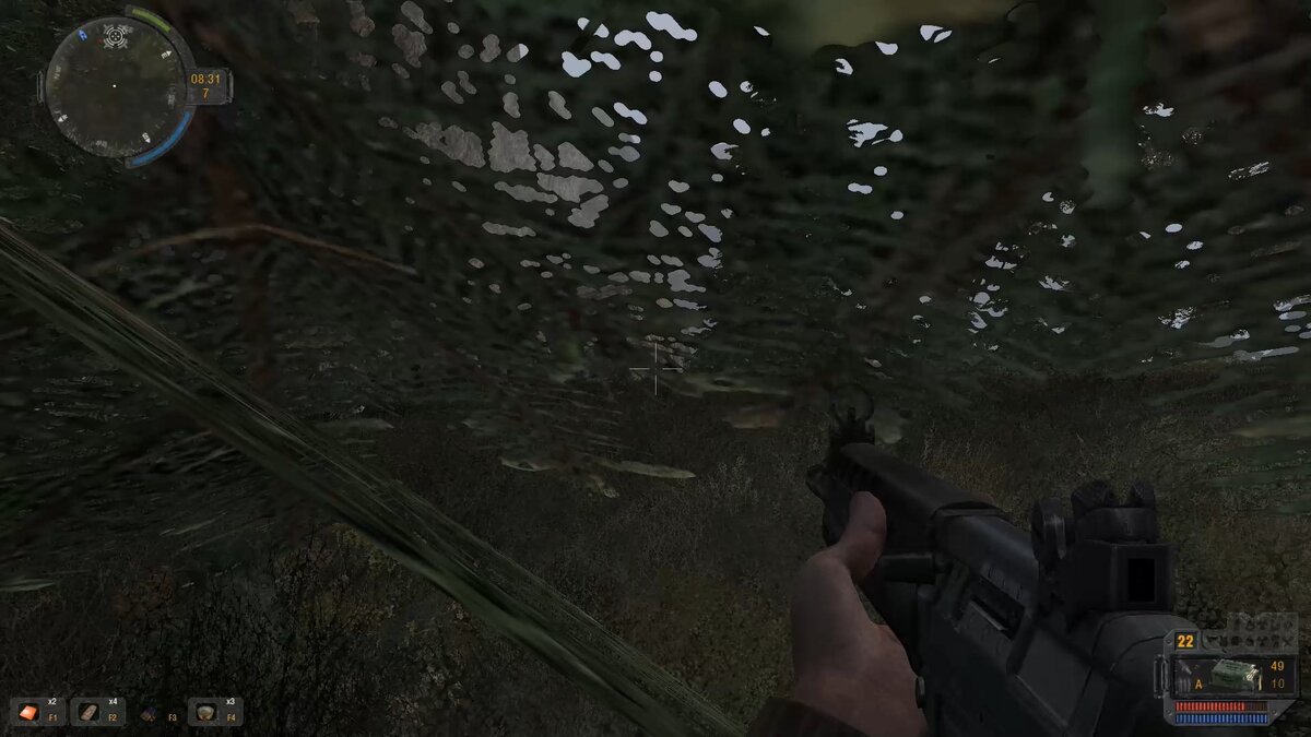 В засаде. Тёмная долина. Скриншот из игры STALKER.