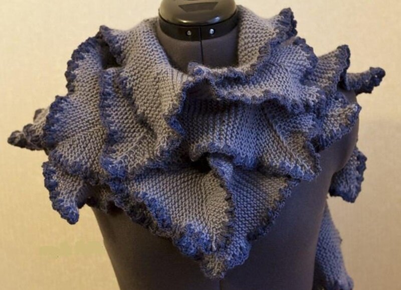 Схемы узоров спицами, для вязания ажурных шарфов | Выкройка шарфа, Женские шарфы, Вязание