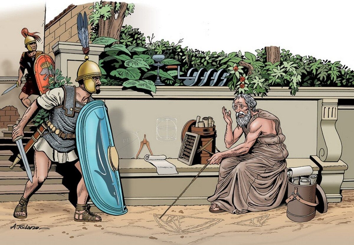 Римляне убили ученого Архимеда во время осады Сиракуз. Но полученные им знания, все-таки, использовали