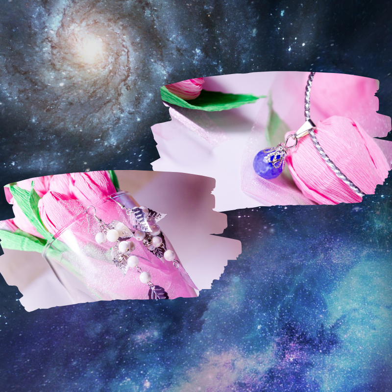 Украшения от Алеса на фоне космоса, красивые картинки украшений