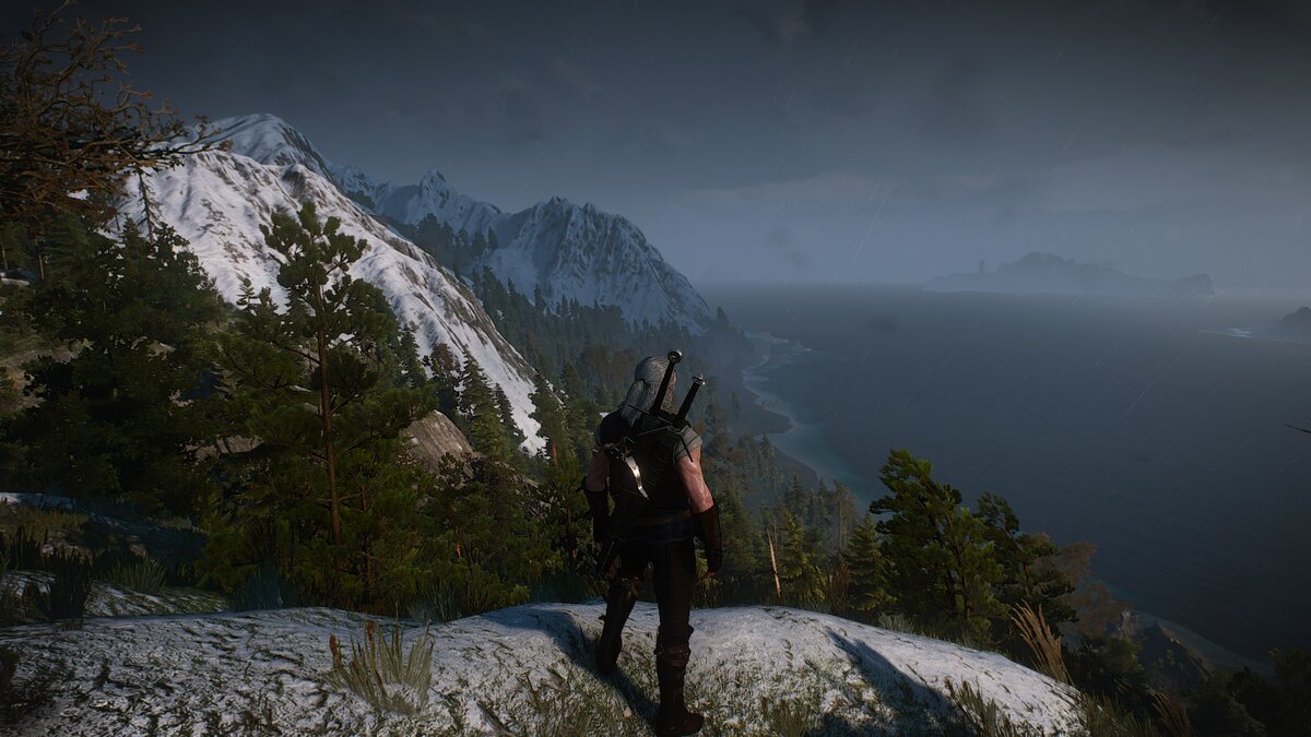 Скриншоты с игры Witcher 3 