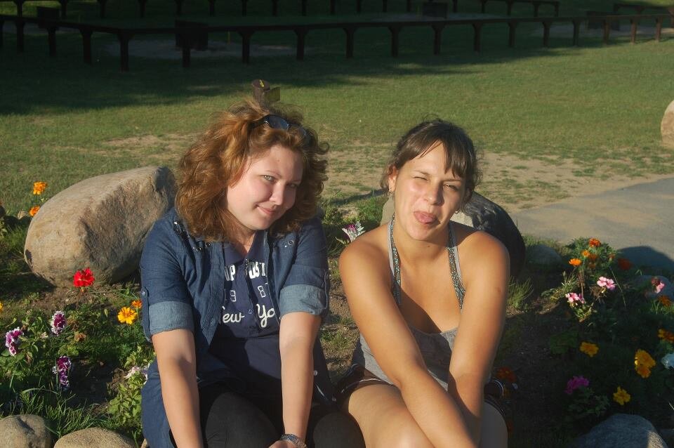 А здесь я прям жирненькая)