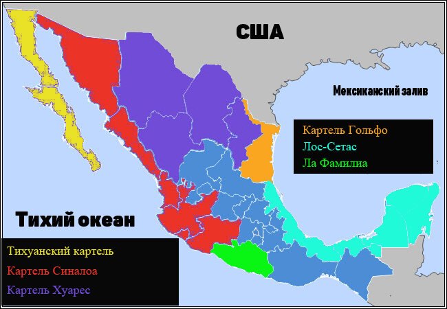 примерные сферы влияния