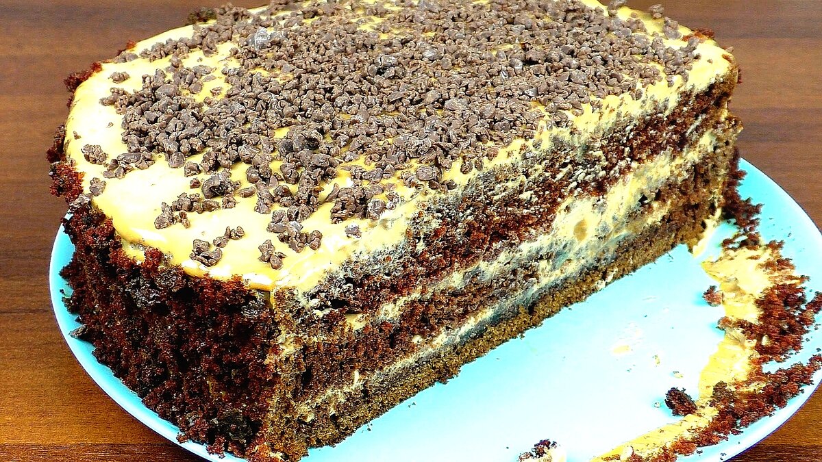 Торт со сметанным кремом