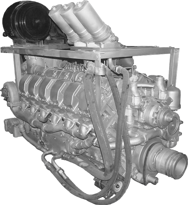 Двигатель ЯМЗ-240НМ2 для бульдозера KOMATSU