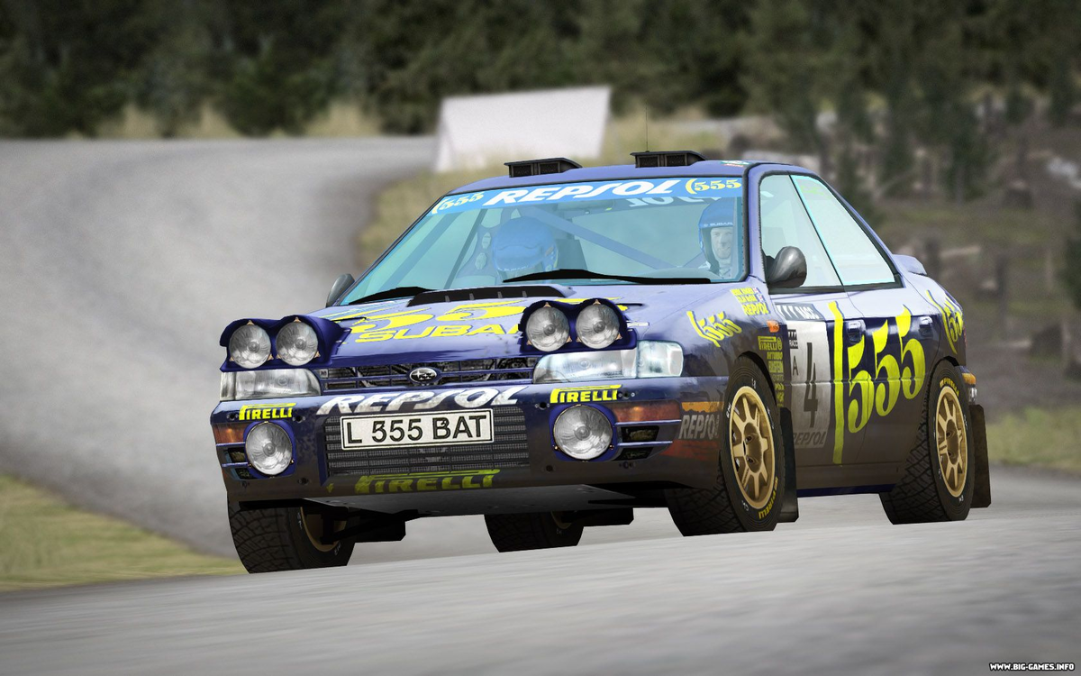 Субару Импреза WRX STI ралли 555