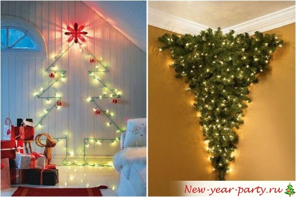 Елка из гирлянд или елка наоборот 
