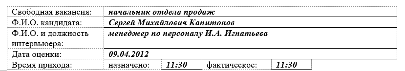 Вы знаете, как и по каким критериям HR оценивает соискателя на собеседовании? Часто бывает так, что приходя на собеседование, вы наблюдаете, как HR что-то фиксирует на бумаге. Что?