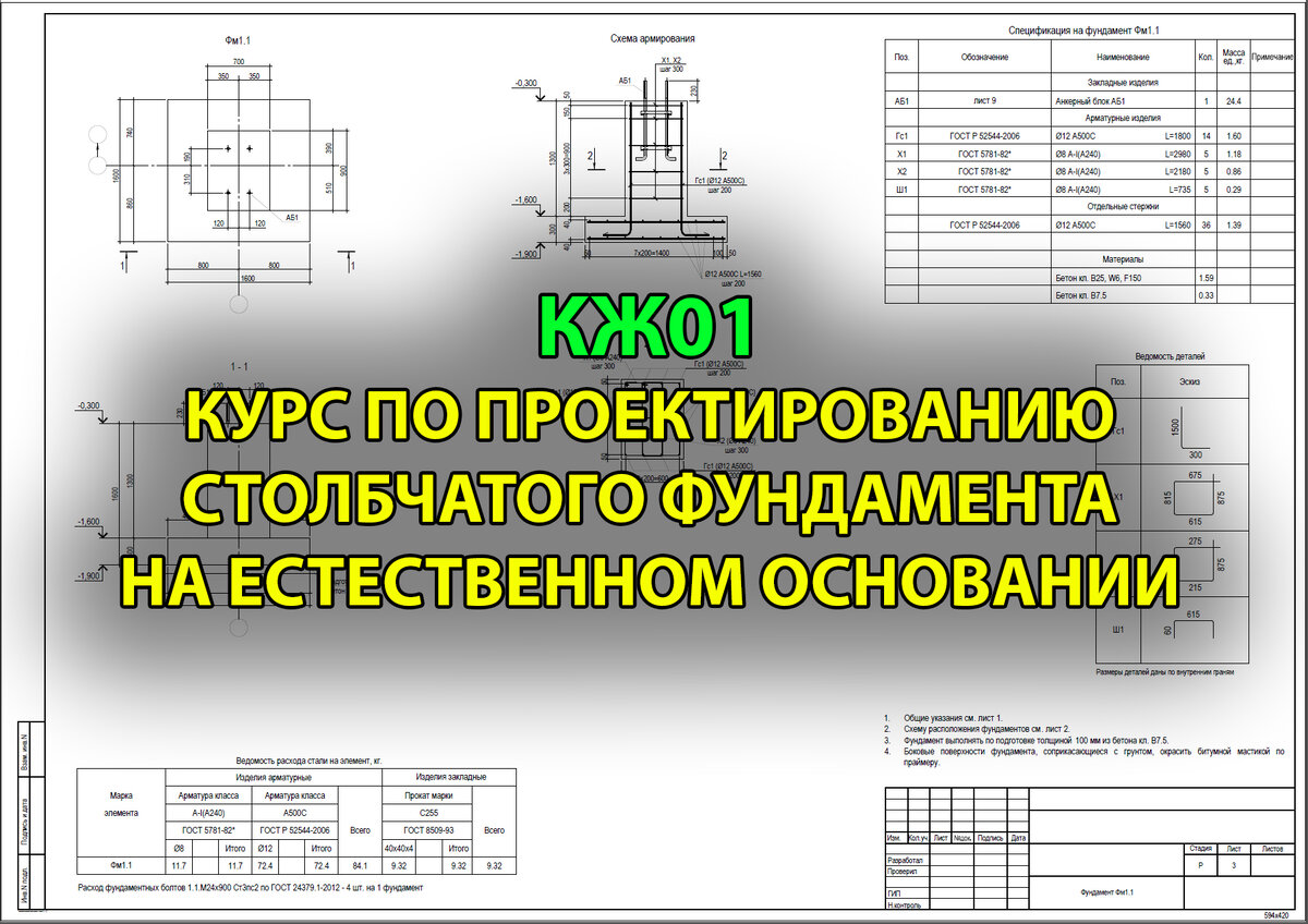 Курсы по проектированию фундаментов