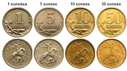 Современные копейки банка России