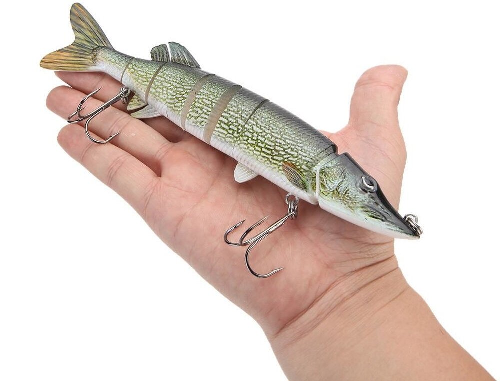Воблер прекрасно имитирующий небольшую щуку