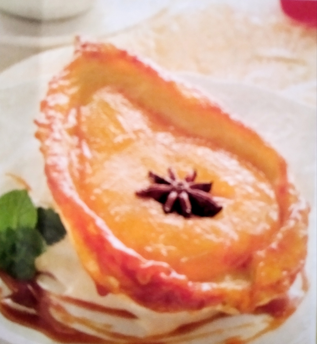 Ароматные груши в тесте