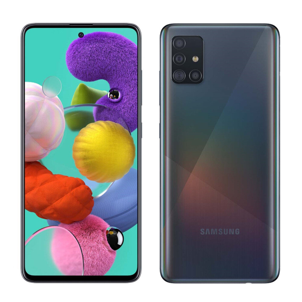 Galaxy A51 в черном исполнении