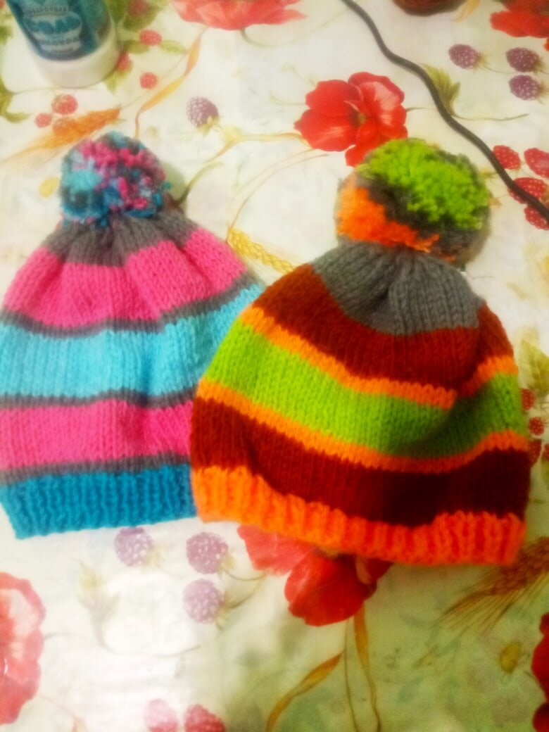 шапочки на осень для внучек