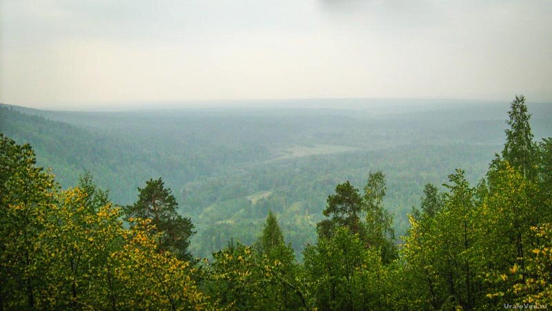 Вид с вершины Орловой горы
